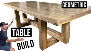 Geometric Design Table  Woodworking [upl. by Redd]