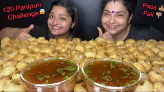 120 PANIPURI EATING CHALLENGE 😱 GOLGAPPA EATING CHALLENGE  PHUCHKA EATING CHALLENGEFOOD CHALLENGE [upl. by Yrreb]