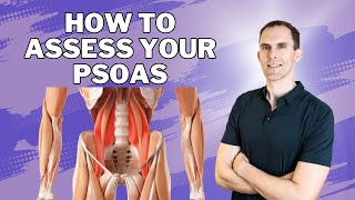 How To Assess Your Psoas And Hip Flexors  Step By Step [upl. by Lennard]