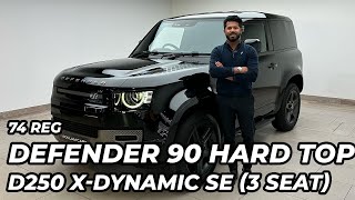 2024 Land Rover Defender 90 30 D250 XDynamic SE Hard Top Commercial 3 Seat VAT [upl. by Ytsirk498]