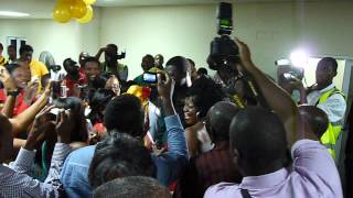 Grenada  Olympic Gold Medalist 400m London 2012 Kirani James Homecoming [upl. by Noret]