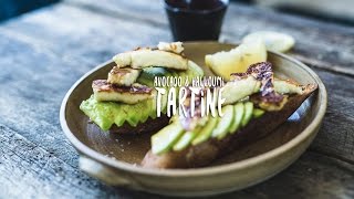 Avocado and Halloumi Tartine  Bondi Harvest [upl. by Otilia]