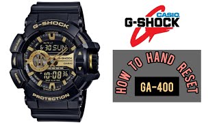 How to adjust hands on GSHOCK GA400 timewatchdc [upl. by Gamal]