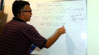 IGCSE Add Maths Paper 2 060621 question 1 solution video [upl. by Thurstan]