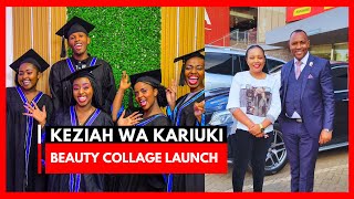 MWANGI ZAKAYO PRAY FOR KEZIAH WA KARIUKI AS SHE LAUNCHES A NEW BEAUTY SCHOOL AT KAHAWA WEST [upl. by Backler]