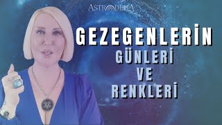 Burçları Yöneten Gezegenlerin Günleri ve Renkleri Nelerdir [upl. by Attennek]