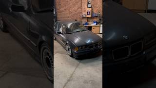 Rost entfernen  E36 ⁉️😂👌🏻 e36 drifter bmw shitbox rost funny fun bmwe36 cars driftcar [upl. by Ayoral]