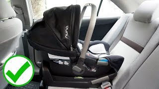 How to Correctly Install a Nuna Pipa Car Seat [upl. by Norword68]