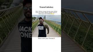 Best Travel Advice ever💯 travelshorts traveltips traveller travellife backpacking solotravel [upl. by Alexandro]