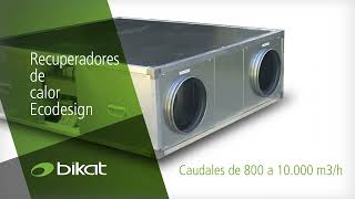 Recuperadores de calor Ecodesign de Bikat [upl. by Hannus]