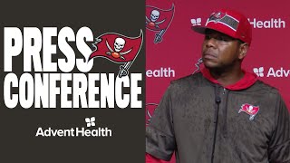 Byron Leftwich on Tom Brady amp Julio Jones Chemistry Future Hall of Famers  Press Conference [upl. by Ecyac]