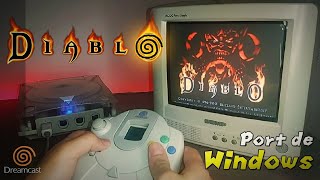 Diablo Windows Port  Dreamcast Gameplay  CRT [upl. by Akerboom529]