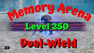 Sword Art Oline Alicization Lycoris Memory Arena Level 250 DualWield Build [upl. by Cyrill]