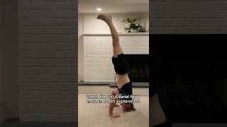 Learning the Headstand headstand handstandworkout yoga calisthenics [upl. by Cutlip52]