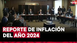 Julio Velarde el presidente del BCRP ofrece el último Reporte de Inflación del año 2024 [upl. by Sada]