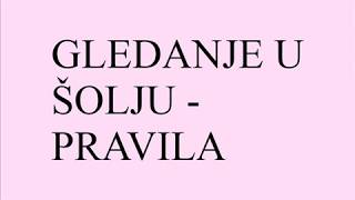 GLEDANJE U ŠOLJU – PRAVILA [upl. by Christabelle]