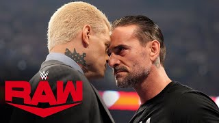 FULL SEGMENT – CM Punk and Cody Rhodes’ war of words Raw Jan 22 2024 [upl. by Pietra]