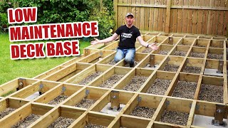 How to build a LOW MAINTENANCE timber decking base [upl. by Madelyn206]