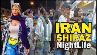 🇮🇷 IRAN NightLife what is going on at night in IRAN Shiraz city tour ایران [upl. by Ecart]