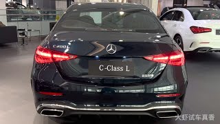 2023 MercedesBenz C200 L indepth Walkaround [upl. by Osrick]