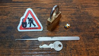 unusual tricircle padlock picked 😁👍🐝 [upl. by Endo295]