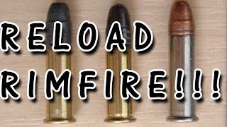 How to reload 22lr and reprime rimfire bullets step by step guide DIY [upl. by Ecirahc]