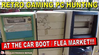 Where Do I Find All My Retro Gaming PCs Lets Go To The Car Boot Sale  Flea Market 4K 60fps [upl. by Analle313]