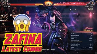 Zafina Tekken 8 Latest Combo Guide From Beginner to Pro Level  ASB Gaming Tekken Zafina Reaction [upl. by Ardle339]