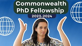 Apply NOW for Commonwealth PhD Fellowship [upl. by Schubert]