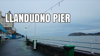 Llandudno Pier North Wales Wintery Early Morning Walk [upl. by Evans]