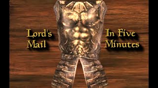 The BEST armor in The Elder Scrolls III Morrowind at Level 1  5 Minute Morrowind The Lords Mail [upl. by Larena669]