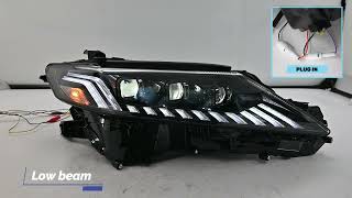 TTABC New Headlights For 20182024 Toyota Camry LE SE XLE XSE TRD Audi Model [upl. by Zacharias631]