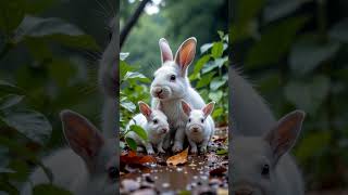 Mother Rabbit is always there animalshorts animal ai nature november mother [upl. by Baldridge640]