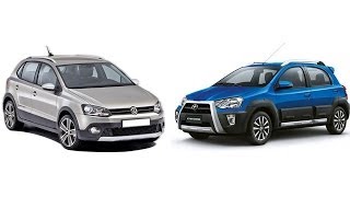 Toyota Etios Cross Vs Volkswagen Cross Polo  Specifications Comparison [upl. by Conrad507]