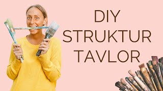 DIY egen struktur till tavlor Lätt amp snabbt [upl. by Rosse]