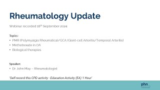 Rheumatology Update [upl. by Mays]