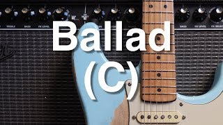 128 Ballad in C Backing Track [upl. by Charlena]