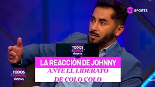 La reacción de Johnny Herrera ante la remontada de Colo Colo en la tabla  Todos Somos Técnicos [upl. by Annadiane842]