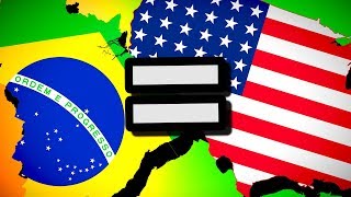 Brazil  United States Equal Superpowers  Hearts of Iron 4 HOI4 [upl. by Mandelbaum]