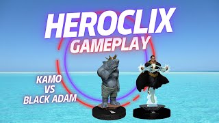 HeroClix  Gameplay  Kamo vs Black Adam [upl. by Oir]