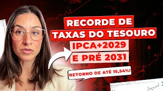 DISPARADA das taxas do Tesouro Direto Oportunidade de ganho de até 1554 com a marcação a mercado [upl. by Mintun]