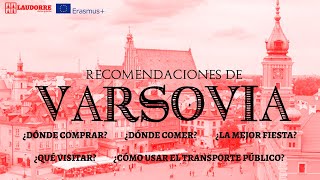 GUÍA DE VARSOVIA para ERASMUS y TURISMO  ¿Qué ver ¿Dónde comer ¿Dónde hay juerga y mucho más [upl. by Scopp221]