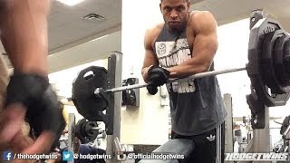 Chest and Triceps Workout hodgetwins [upl. by Falito325]