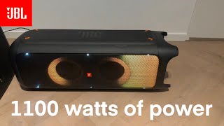 Jbl Partybox 1000 Bass test 1100 watts of power 🔊🔥 [upl. by Ambrogio]