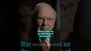 Warren Buffett on the Importance of Honesty [upl. by Norbie]