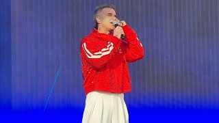 Robbie Williams  Feel  Hyde Park 2024 [upl. by Anailuy]