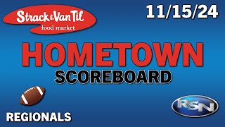 Strack amp Van Til Hometown Scoreboard Football  Week 13  111524 [upl. by Roban]