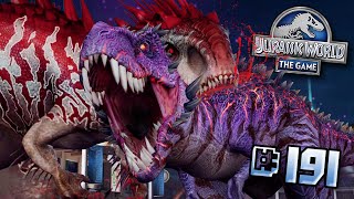 MY STRONGEST TEAM TAKES ON OMEGA ft INDOMINUS LVL 40  Jurassic World  The Game  Ep191 HD [upl. by Aiehtela]