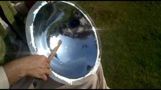 SOLAR PARABOLIC MIRROR 18 quot ACRYLIC MAJESTIC PAKISTAN [upl. by Meneau]