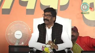 बरहेट साहेबगंज में आपकी योजना आपकी सरकार आपके द्वार कार्यक्रम में CM Hemant [upl. by Sihtnyc]